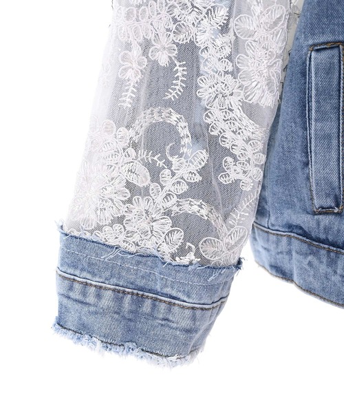 【Narcissus.シースルージャケット】 Narcissus（ナルシス）の「【Narcissus】フリンジシースルージャケット