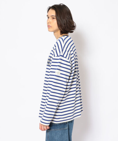 CAL O LINE/キャルオーライン　BASQUE BORDER L/S TEE バスクボーダーロングスリーブティー