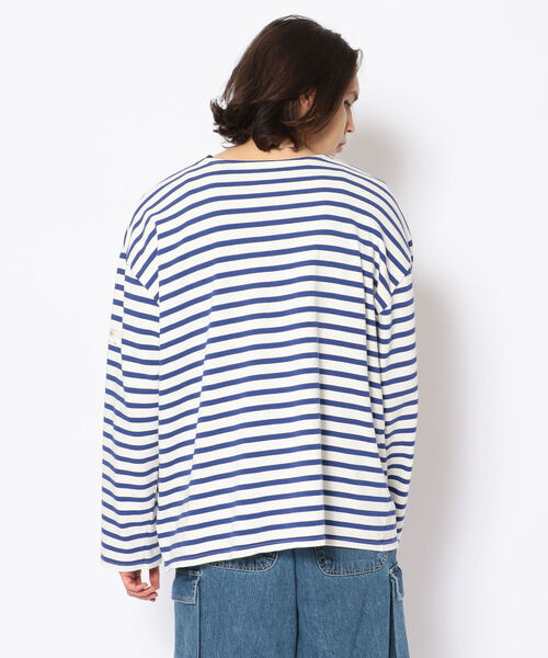 CAL O LINE/キャルオーライン　BASQUE BORDER L/S TEE バスクボーダーロングスリーブティー