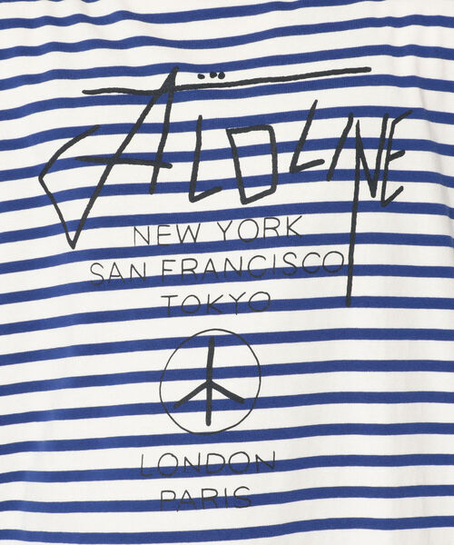 CAL O LINE/キャルオーライン　BASQUE BORDER L/S TEE バスクボーダーロングスリーブティー