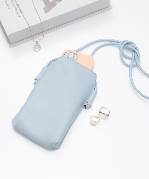 MAISON BREEZE（メゾンブリーズ）の「【MAISON BREEZE】スマートミニマルショルダーバッグ KNF（ショルダーバッグ・レディース・イエロー/グリーン/サックスブルー/ホワイト/ブラック/ベージュ/ブラウン・FREE）」の18枚目の写真