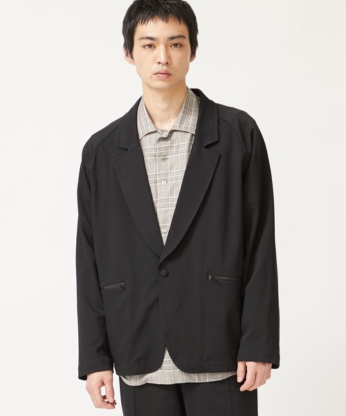 NEONSIGN(ネオンサイン)の「【NEONSIGN】Active Jacket(テーラードジャケット・メンズ・ブラック・48)」の5枚目の写真
