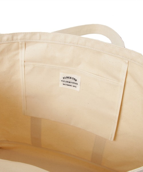 Cricket（クリケット）の「[クリケット] Cricket アルバートンダック生地 トートバッグ ラージ 日本製（トートバッグ・メンズ・ホワイト・FREE）」の11枚目の写真