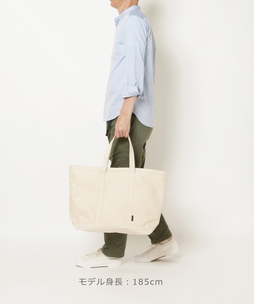 Cricket（クリケット）の「[クリケット] Cricket アルバートンダック生地 トートバッグ ラージ 日本製（トートバッグ・メンズ・ホワイト・FREE）」の7枚目の写真