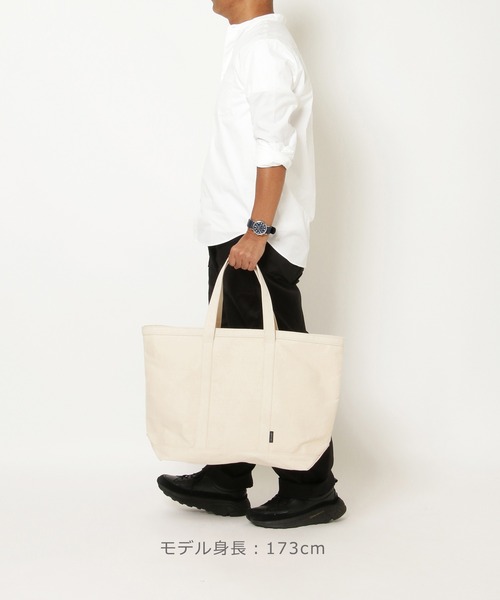 Cricket（クリケット）の「[クリケット] Cricket アルバートンダック生地 トートバッグ ラージ 日本製（トートバッグ・メンズ・ホワイト・FREE）」の3枚目の写真