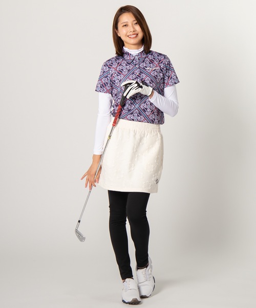 marie claire(マリ・クレール)の「【marie claire:マリ・クレール】レディースレギスカ / ゴルフウェア(スカート・レディース・ネイビー/ホワイト・MEDIUM/LARGE)」の9枚目の写真