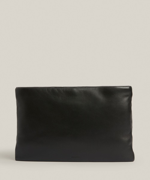 ALLSAINTS(オールセインツ)の「BETTINA LEATHER QUILTED CLUTCH BAG | BETTINA レザー キルト クラッチ バッグ(クラッチバッグ・レディース・ブラック・ONE SIZE)」の8枚目の写真
