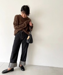 CANAL JEAN | via j(ヴィアジェイ) アルパカクルーネックニット(ニット/セーター)