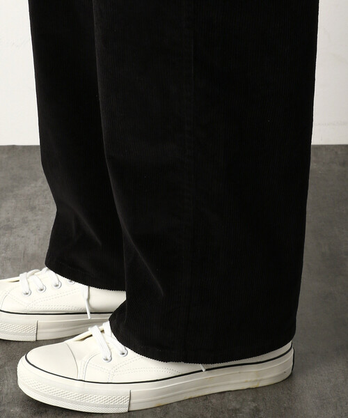 Purple&Yellow(パープルアンドイエロー)の「コーデュロイオーバーオール(サロペット/オーバーオール・メンズ・ブラック/オレンジ/オフホワイト・MEDIUM/SMALL/LARGE)」の14枚目の写真