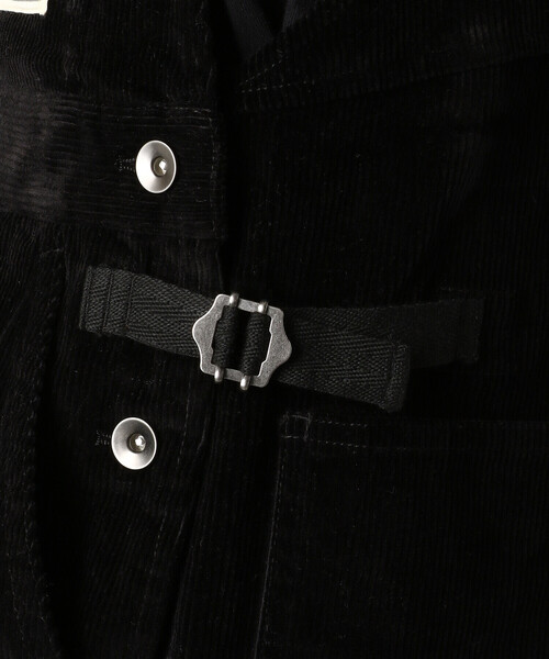 Purple&Yellow(パープルアンドイエロー)の「コーデュロイオーバーオール(サロペット/オーバーオール・メンズ・ブラック/オレンジ/オフホワイト・MEDIUM/SMALL/LARGE)」の15枚目の写真