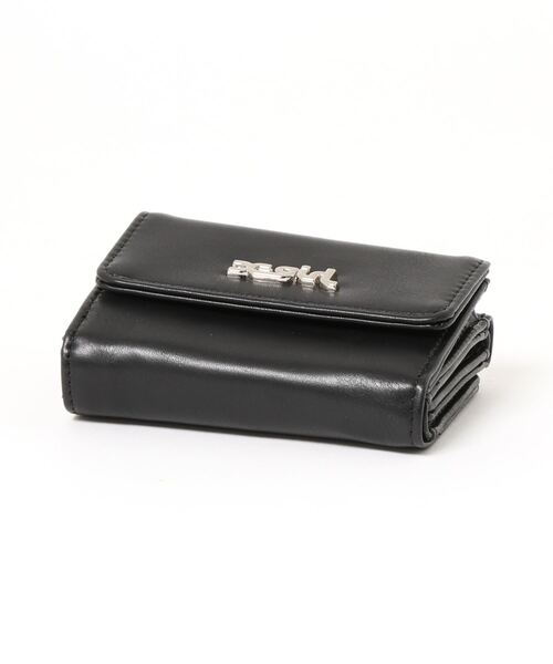 X-girl(エックスガール)の「【X-girl /エックスガール】 FAUX LEATHER MINI WALLET(財布・レディース・ブラック/パープル/ライトグリーン・FREE)」の5枚目の写真