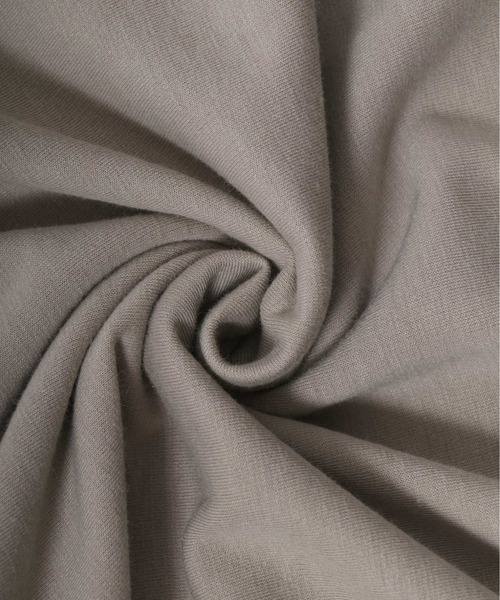 ANPAS（アンパス）の「Eco Ponte Fabric Turtleneck Shirt/エコポンチ タートルネックシャツ ハイネックシャツ（Tシャツ/カットソー・メンズ・グレイッシュベージュ/ホワイト/ワイン/スミクロ・L/M）」の16枚目の写真