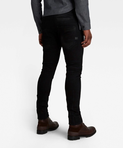 G-STAR（ジースター）の「D-STAQ 3D SLIM JEANS/スリムテーパード（デニムパンツ・メンズ・ダークブラック・27/30/28/30/29/30/32/32/27/32/36/32/31/30/31/32/29/32/33/30/30/32/34/32/28/32/26/30/34/30/30/30/33/32/32/30）」の5枚目の写真