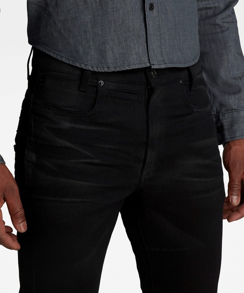 G-STAR（ジースター）の「D-STAQ 3D SLIM JEANS/スリムテーパード（デニムパンツ・メンズ・ダークブラック・27/30/28/30/29/30/32/32/27/32/36/32/31/30/31/32/29/32/33/30/30/32/34/32/28/32/26/30/34/30/30/30/33/32/32/30）」の7枚目の写真