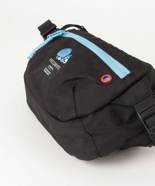 Ficce,Brave（フィセブレイブ）の「【Ficce Brave/フィセブレイブ】  ドラえもん ウエストバッグ（ボディバッグ/ウエストポーチ・メンズ・ブラック・FREE）」の3枚目の写真