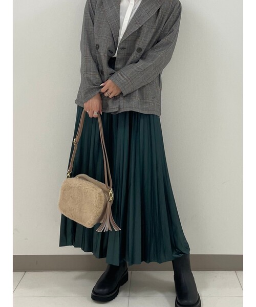 Cutie Blonde（キューティーブロンド）の「◆【S-L】チェックジャケット（テーラードジャケット・レディース・ブラック系1/ブラウン系2・01/02/03）」の13枚目の写真