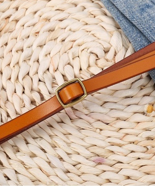 SETUP7(セットアップセブン)の「【SETUP7】ノーステッチフェイクレザーベルト KNF(ベルト・レディース・ホワイト/ブラック/ダークブラウン/ブラウン/レッド/キャメル・FREE)」の5枚目の写真