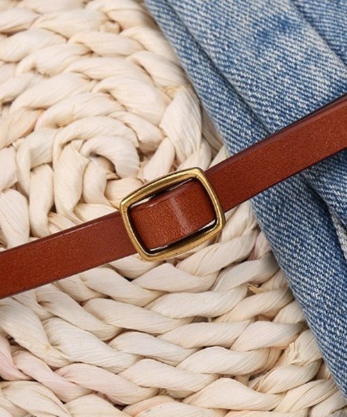 SETUP7(セットアップセブン)の「【SETUP7】ノーステッチフェイクレザーベルト KNF(ベルト・レディース・ホワイト/ブラック/ダークブラウン/ブラウン/レッド/キャメル・FREE)」の8枚目の写真