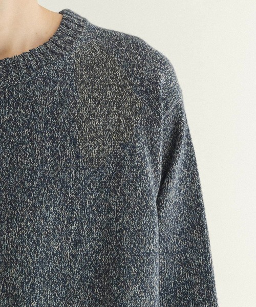 FORK&SPOON（フォークアンドスプーン）の「FORK&SPOON　リリーヤーンニットプルオーバー（ニット/セーター・メンズ・ホワイト系その他/ブルー系その他・4/5）」の15枚目の写真