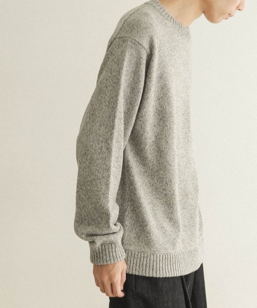 FORK&SPOON（フォークアンドスプーン）の「FORK&SPOON　リリーヤーンニットプルオーバー（ニット/セーター・メンズ・ホワイト系その他/ブルー系その他・4/5）」の4枚目の写真