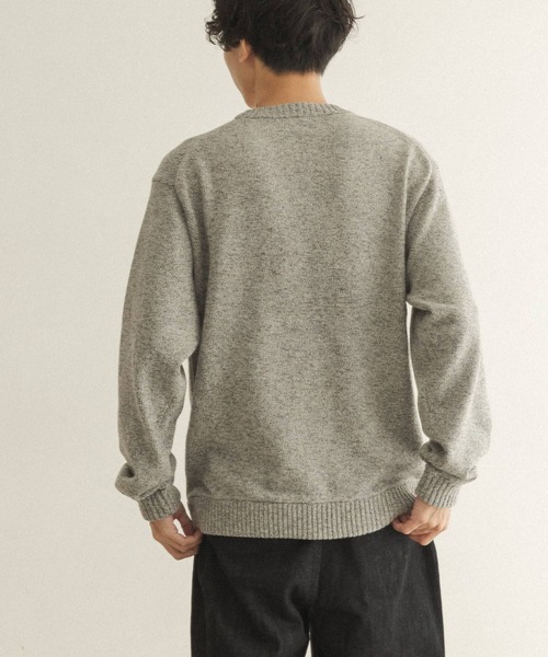 FORK&SPOON（フォークアンドスプーン）の「FORK&SPOON　リリーヤーンニットプルオーバー（ニット/セーター・メンズ・ホワイト系その他/ブルー系その他・4/5）」の10枚目の写真