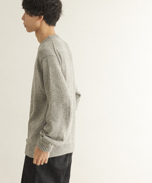 FORK&SPOON（フォークアンドスプーン）の「FORK&SPOON　リリーヤーンニットプルオーバー（ニット/セーター・メンズ・ホワイト系その他/ブルー系その他・4/5）」の13枚目の写真
