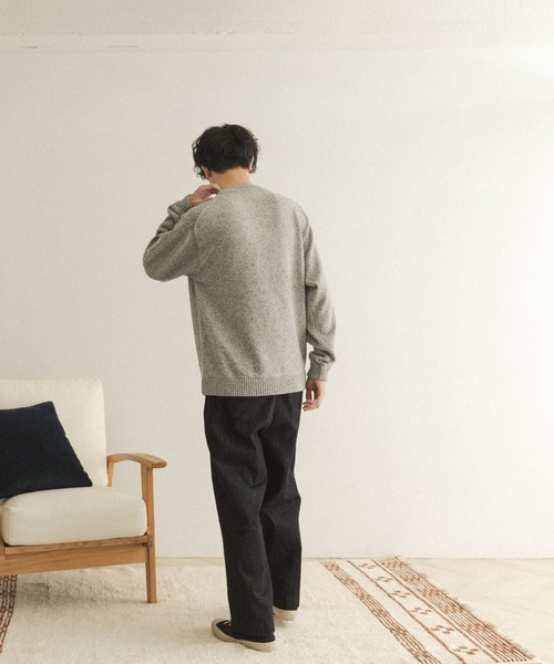 FORK&SPOON（フォークアンドスプーン）の「FORK&SPOON　リリーヤーンニットプルオーバー（ニット/セーター・メンズ・ホワイト系その他/ブルー系その他・4/5）」の20枚目の写真