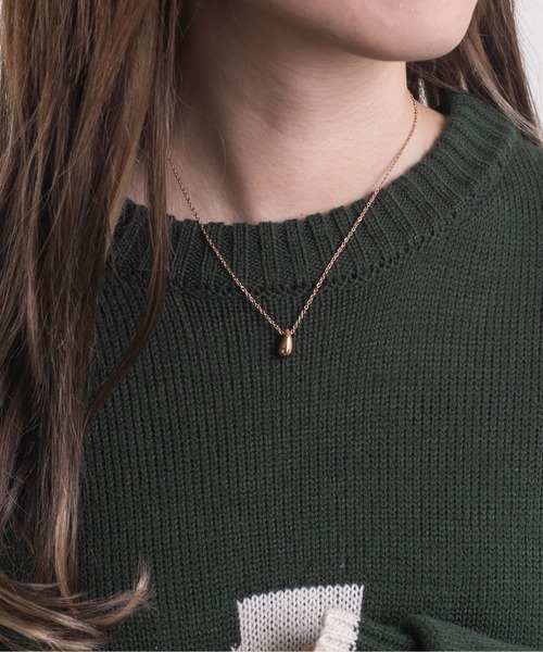 PairPair(ペアペア)の「ティアドロップネックレス(ネックレス・レディース・シルバー/ゴールド/ピンクゴールド・フリー)」の3枚目の写真