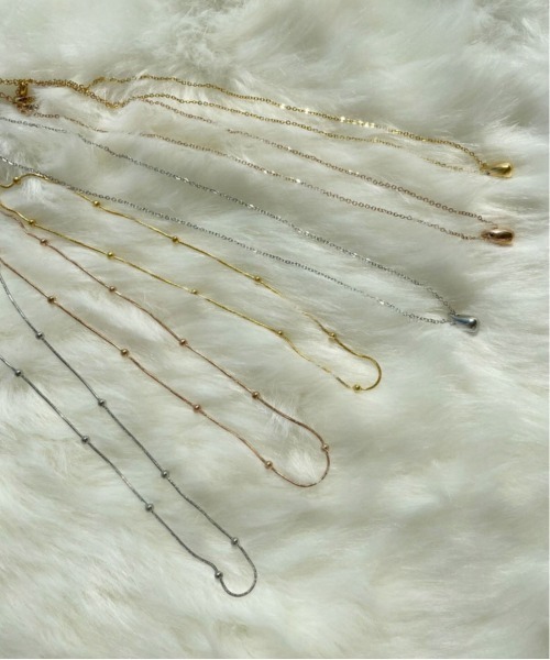PairPair(ペアペア)の「ティアドロップネックレス(ネックレス・レディース・シルバー/ゴールド/ピンクゴールド・フリー)」の13枚目の写真