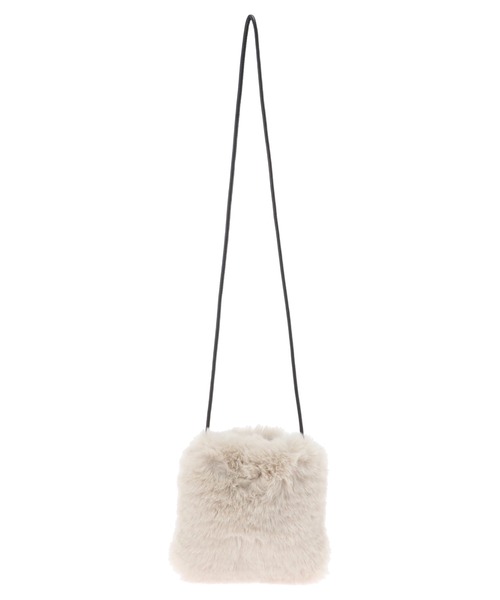 Green　Parks（グリーンパークス）の「・エコファーミニショルダーバッグ＊（ショルダーバッグ・レディース・ブルー/グリーン/グレー/アイボリー/モカ・FREE）」の10枚目の写真