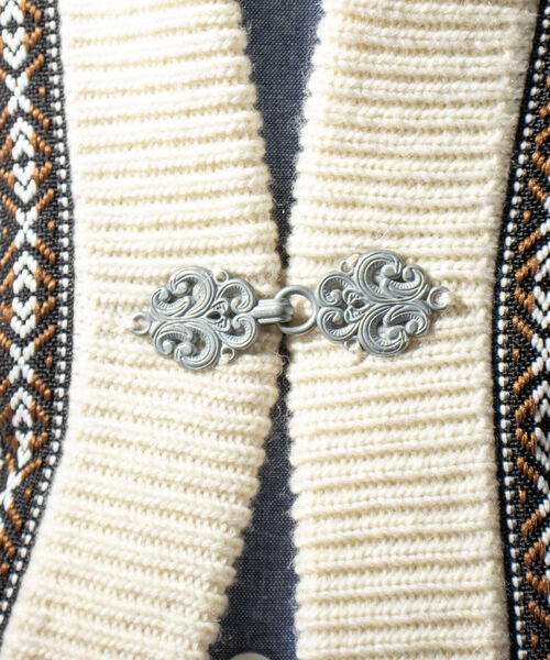 GLOSTER（グロスター）の「【GLOSTER/グロスター】フェアアイル柄 エスニックカーディガン（カーディガン/ボレロ・メンズ・ホワイト系その他/ブルー系その他・MEDIUM）」の20枚目の写真