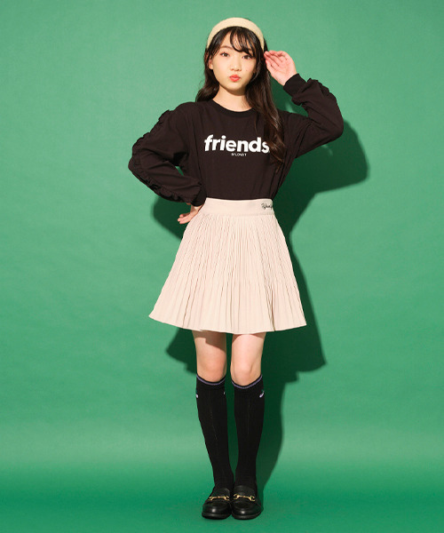 by LOVEiT(バイラビット)の「マルチプリーツスカパン(その他パンツ・キッズ・キナリ/エメラルド/ブラック/グリーン/ピンク・150cm/130cm/140cm/160cm/120cm)」の2枚目の写真