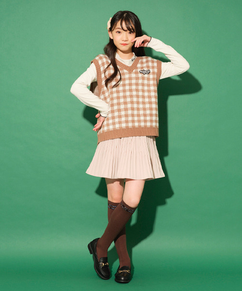by LOVEiT(バイラビット)の「マルチプリーツスカパン(その他パンツ・キッズ・キナリ/エメラルド/ブラック/グリーン/ピンク・150cm/130cm/140cm/160cm/120cm)」の8枚目の写真