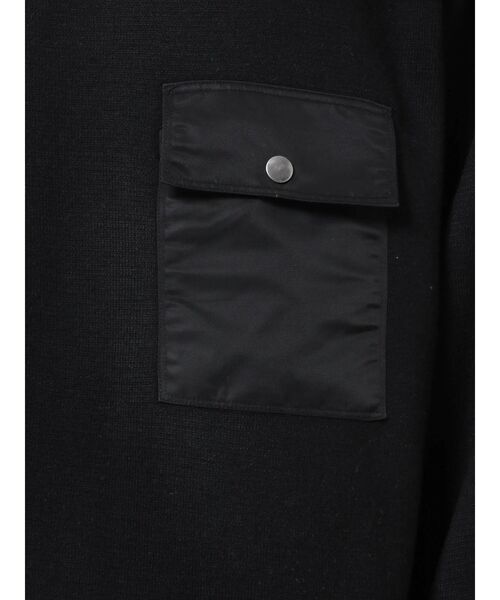 COTORICA(コトリカ)の「ミリタリーパッチクルーネックニット(ニット/セーター・メンズ・ブラック/オリーブ・MEDIUM/LARGE)」の20枚目の写真