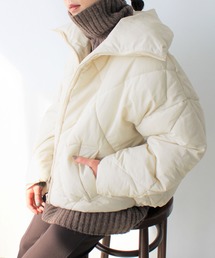 GeeRA（ジーラ）の「BIGダイヤキルトジャケットコート（その他アウター・レディース）」