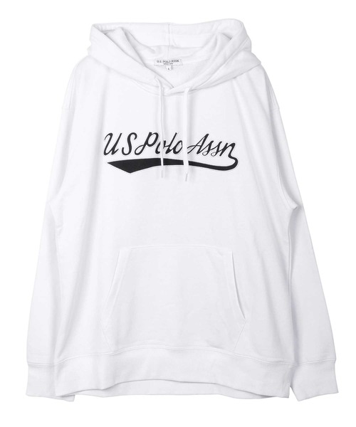U.S. POLO ASSN.（ユーエスポロアッスン）の「US.POLO ASSN./ユーエスポロアッスン ブランド別注 裏毛スウェット プルオーバー フーディー パーカー（パーカー・メンズ・ブラック×ホワイト/グレー系その他/グレー系その他2/ホワイト×ブラック/ブルー系その他/ブラック系その他/ネイビー/グリーン系その他/グリーン/グレー系その他3/ホワイト系その他/ブルー系その他2/グレー系その他4・MEDIUM/LARGE）」の16枚目の写真