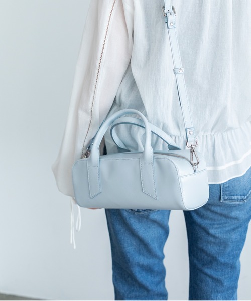 IENA（イエナ）の「【NOVIA /ノヴィア】スクエアバッグ◆（ショルダーバッグ・レディース・ホワイト/ブラック/ブルー系その他・FREE）」の3枚目の写真