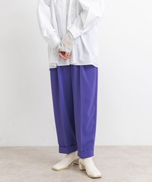 センタープレスWIDEストレートパンツ