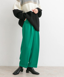 KBF | センタープレスWIDEストレートパンツ(その他パンツ)