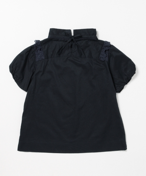 BEAMS BOY（ビームスボーイ）の「TORI-TO / スモッグ ショートスリーブ シャツ（シャツ/ブラウス・レディース・ホワイト/ネイビー・ONE SIZE）」の20枚目の写真