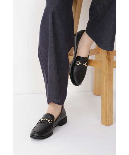 human woman（ヒューマンウーマン）の「オリジナルローファー（ローファー・レディース・ブラック・23.5cm/23.0cm/24.0cm）」の3枚目の写真