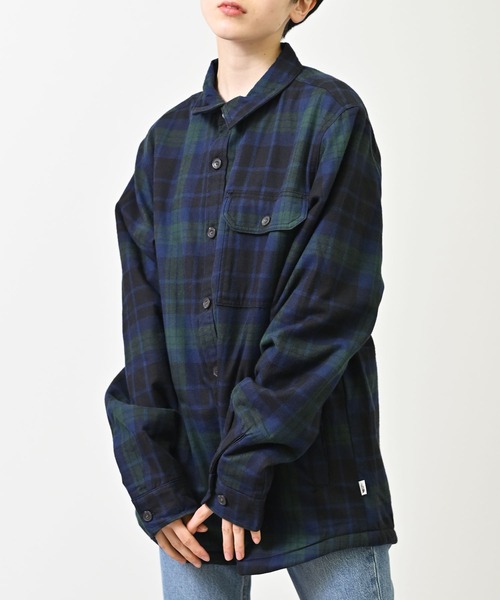 THE NORTH FACE（ザノースフェイス）の「THE NORTH FACE ザ ノースフェイス 裏ボア フリース シャツジャケット（シャツ/ブラウス・レディース・グリーン/グレー/ブラウン/レッド/その他・S/M/L）」の3枚目の写真