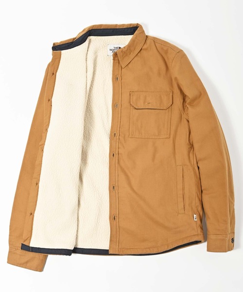THE NORTH FACE（ザノースフェイス）の「THE NORTH FACE ザ ノースフェイス 裏ボア フリース シャツジャケット（シャツ/ブラウス・レディース・グリーン/グレー/ブラウン/レッド/その他・S/M/L）」の15枚目の写真