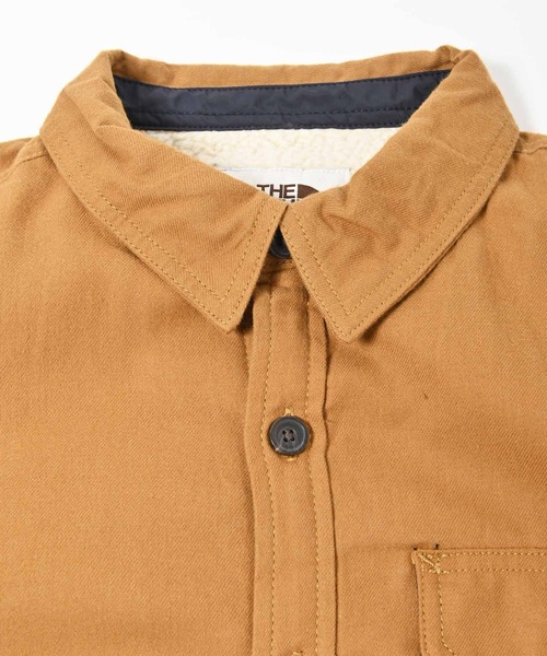 THE NORTH FACE（ザノースフェイス）の「THE NORTH FACE ザ ノースフェイス 裏ボア フリース シャツジャケット（シャツ/ブラウス・レディース・グリーン/グレー/ブラウン/レッド/その他・S/M/L）」の12枚目の写真