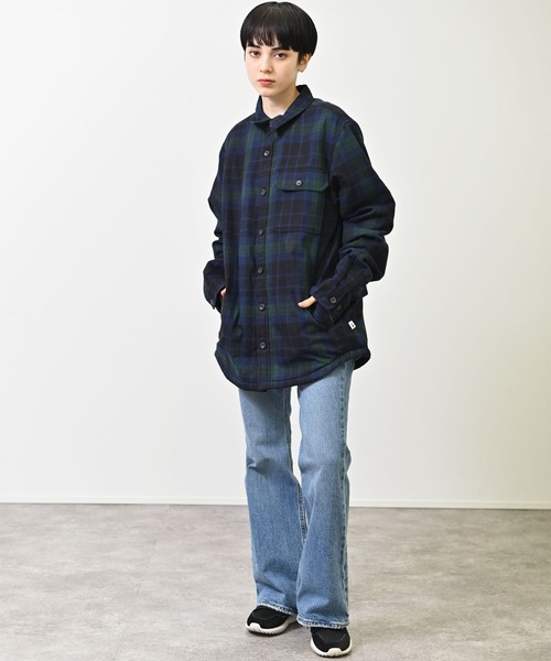 THE NORTH FACE（ザノースフェイス）の「THE NORTH FACE ザ ノースフェイス 裏ボア フリース シャツジャケット（シャツ/ブラウス・レディース・グリーン/グレー/ブラウン/レッド/その他・S/M/L）」の17枚目の写真