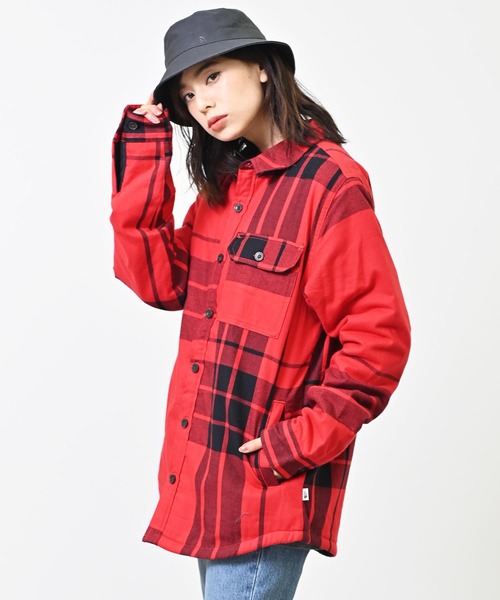 THE NORTH FACE（ザノースフェイス）の「THE NORTH FACE ザ ノースフェイス 裏ボア フリース シャツジャケット（シャツ/ブラウス・レディース・グリーン/グレー/ブラウン/レッド/その他・S/M/L）」の19枚目の写真