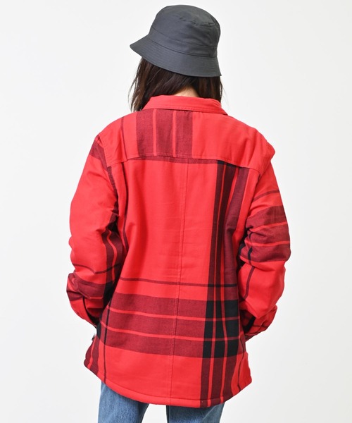 THE NORTH FACE（ザノースフェイス）の「THE NORTH FACE ザ ノースフェイス 裏ボア フリース シャツジャケット（シャツ/ブラウス・レディース・グリーン/グレー/ブラウン/レッド/その他・S/M/L）」の20枚目の写真
