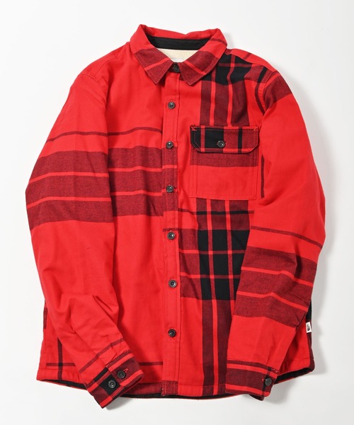 THE NORTH FACE（ザノースフェイス）の「THE NORTH FACE ザ ノースフェイス 裏ボア フリース シャツジャケット（シャツ/ブラウス・レディース・グリーン/グレー/ブラウン/レッド/その他・S/M/L）」の22枚目の写真