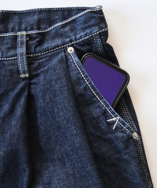 AlexanderLeeChang(アレキサンダーリーチャン)の「AlexanderLeeChang アレキサンダーリーチャン / CARPENTER DNM カーペンターデニムパンツ ペインターパンツ / AC042202(デニムパンツ・メンズ・インディゴブルー・1/3/4/2/0)」の6枚目の写真