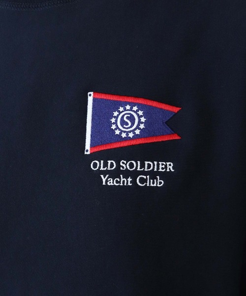note et silence (ノートエシロンス)の「OLD SOLDIER刺繍 スウェット(スウェット・レディース・ネイビー/グレー・FREE)」の17枚目の写真